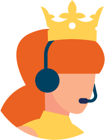 call doris logo with a crown